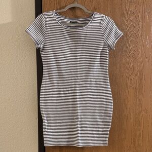 Wild Fable Blue and White Striped Mini Dress